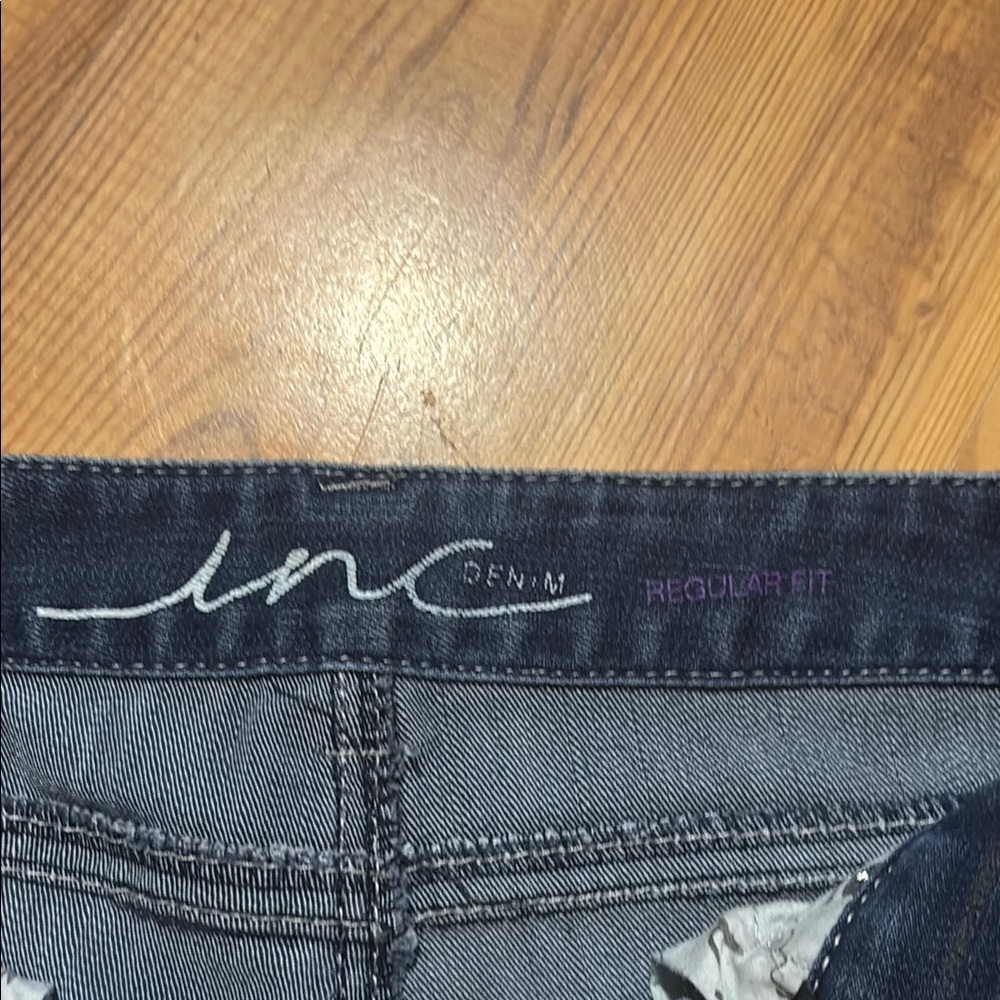 Classic Blue capris with Faded Wash - Picture 2 of 9